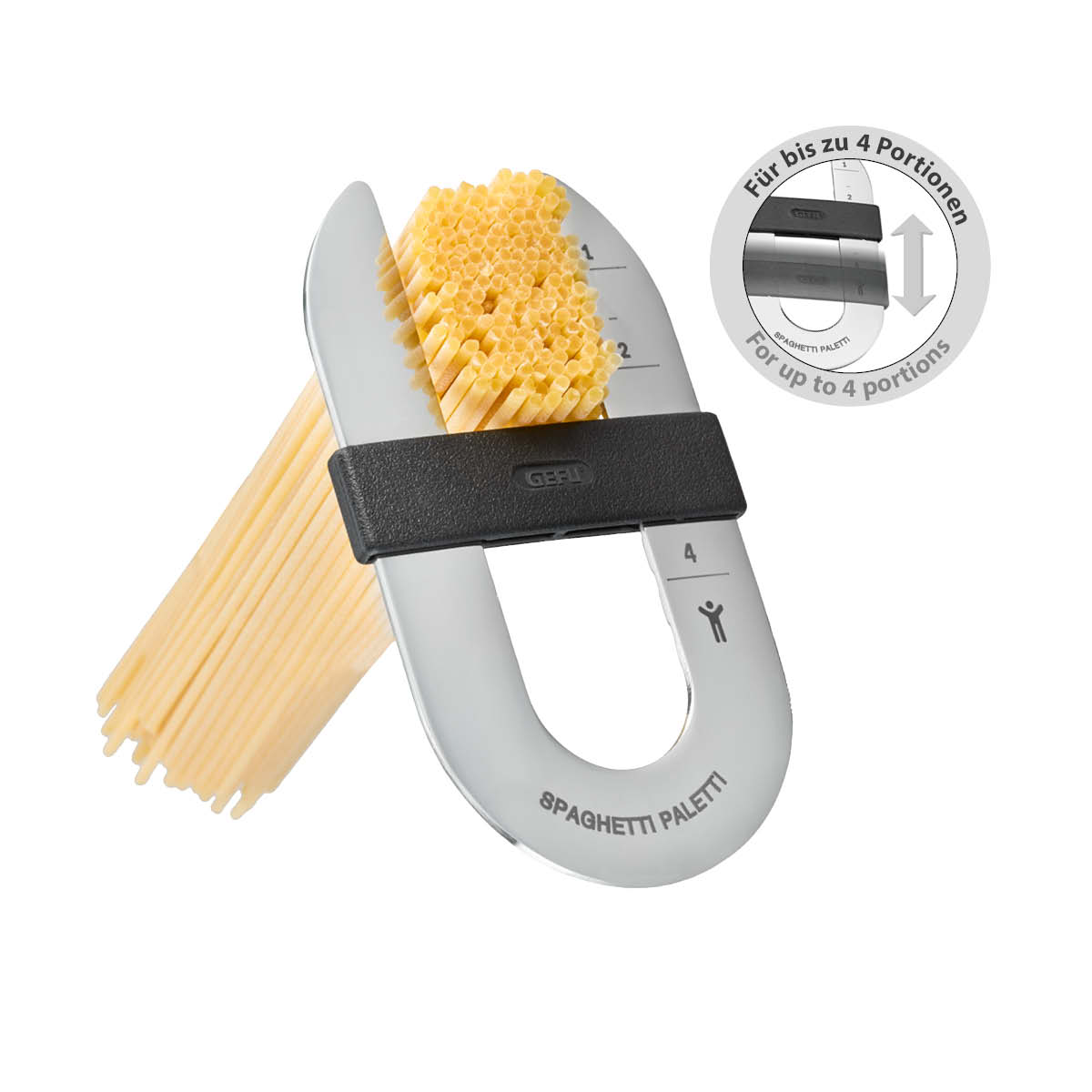 Portionierer SPAGHETTI PALETTI – Perfekte Spaghetti-Menge
