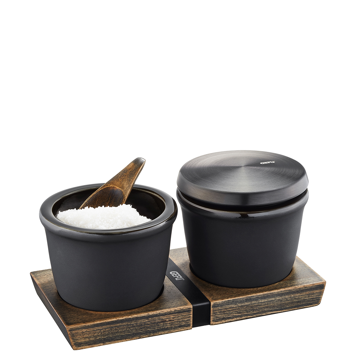 Salt and spice pot X-PLOSION®, black