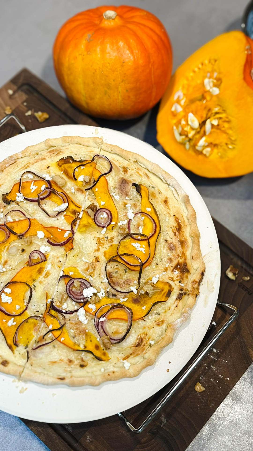 Kürbisflammkuchen 