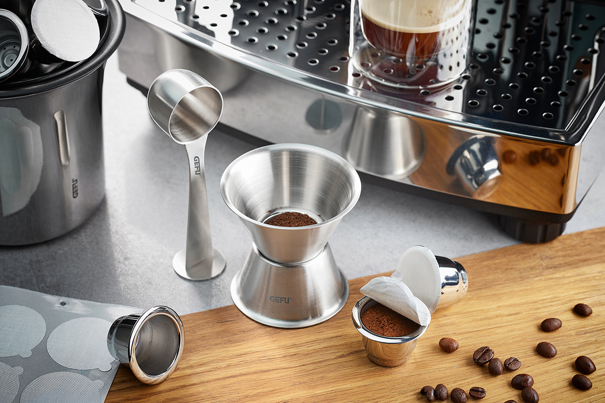 Funnel and coffee measure set CONSCIO
