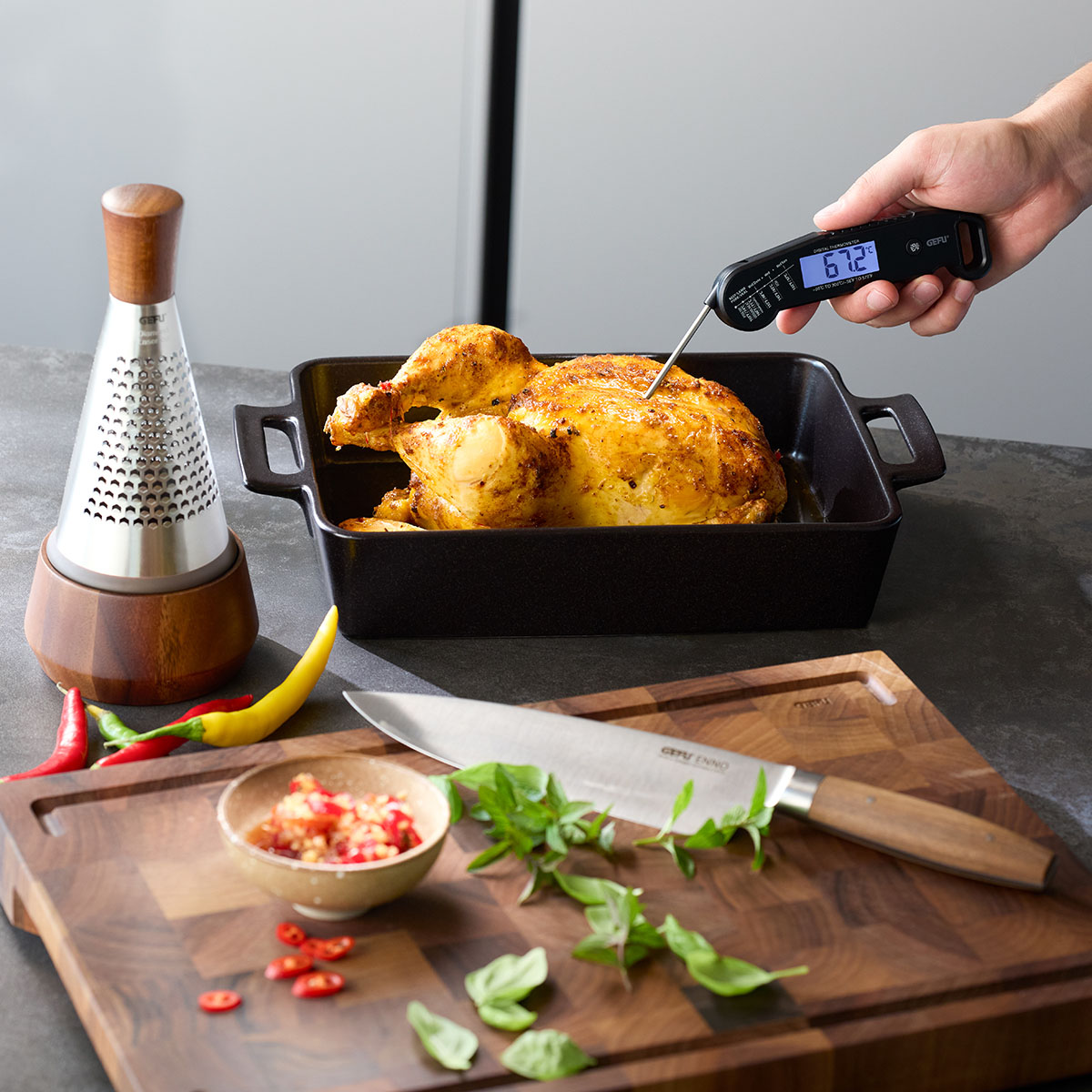 Klappbares Digital-Thermometer AUREMA