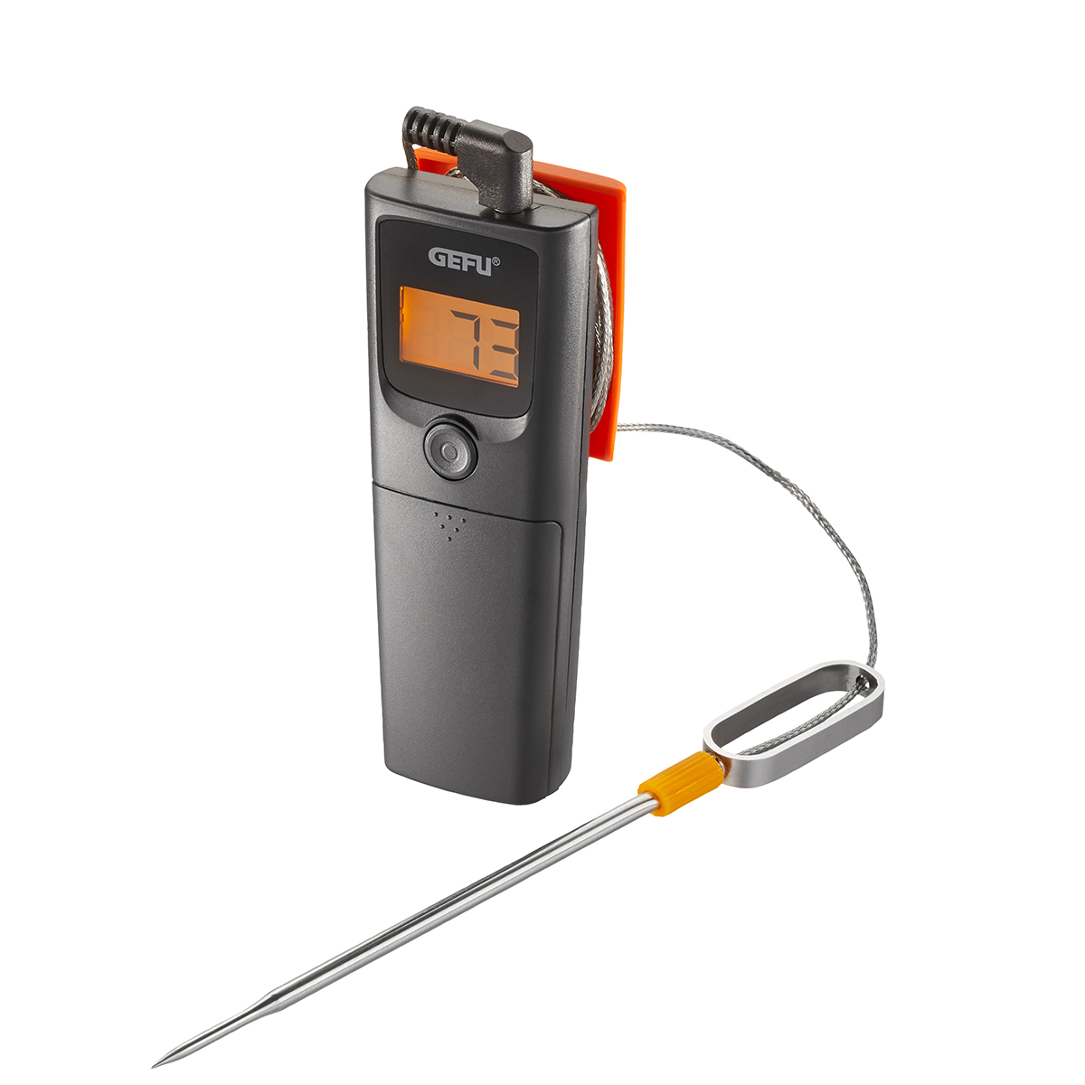 Digitales Küchenthermometer mit Display und Fühler