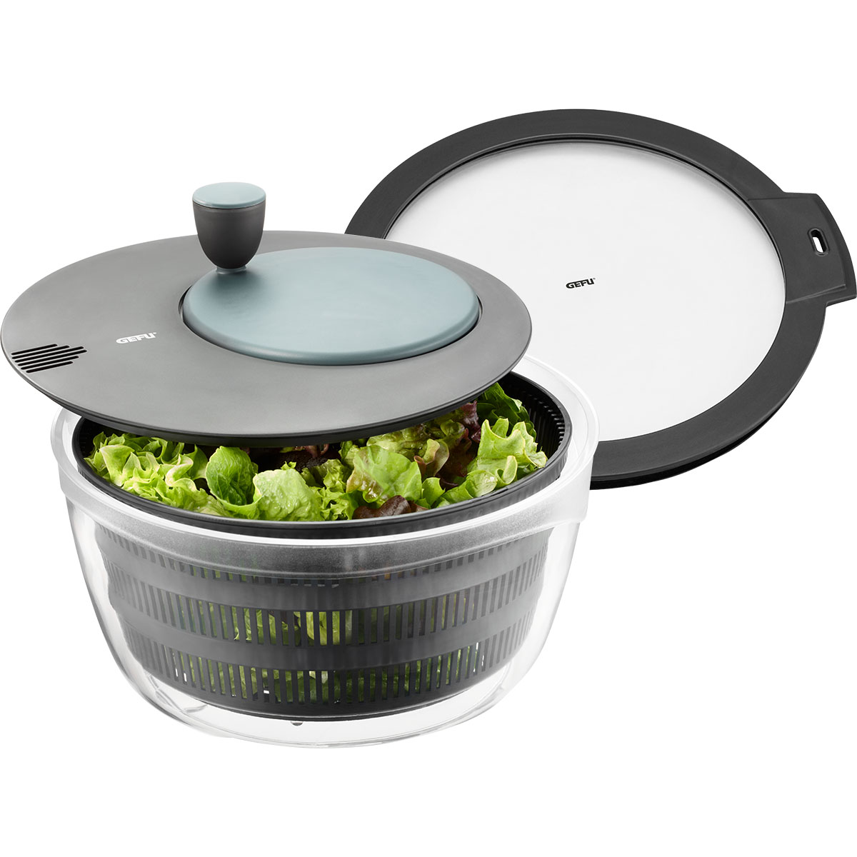 Salad spinner, plastic incl. stay-fresh lid