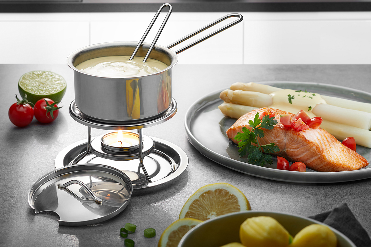 Sauce and butter warmer set CALORIC, 6 parts