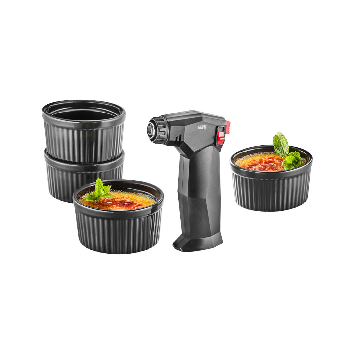 Crème brûlée set ZUCA, 5-pieces