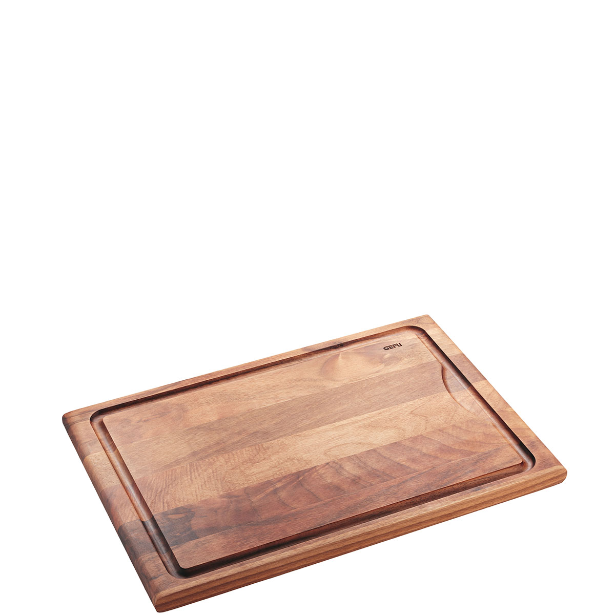 Chopping board ENNO, medium with juice groove, walnut wood