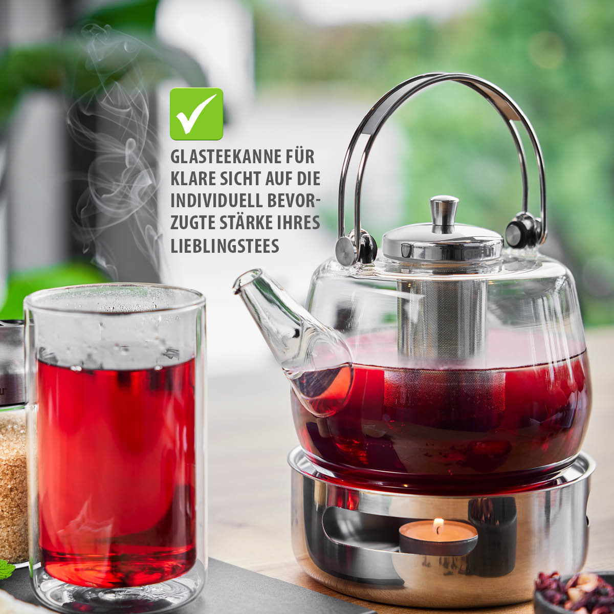 Teekanne INFUSA 1000 ml: Genuss pur erleben