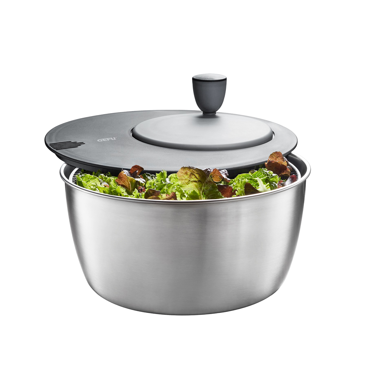 Gefu Salad Spinner Stainless Steel Rotare