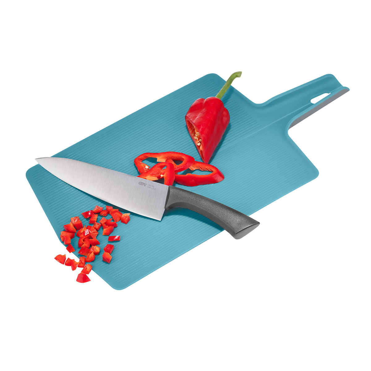 Folding chopping board LAVOS, azure blue