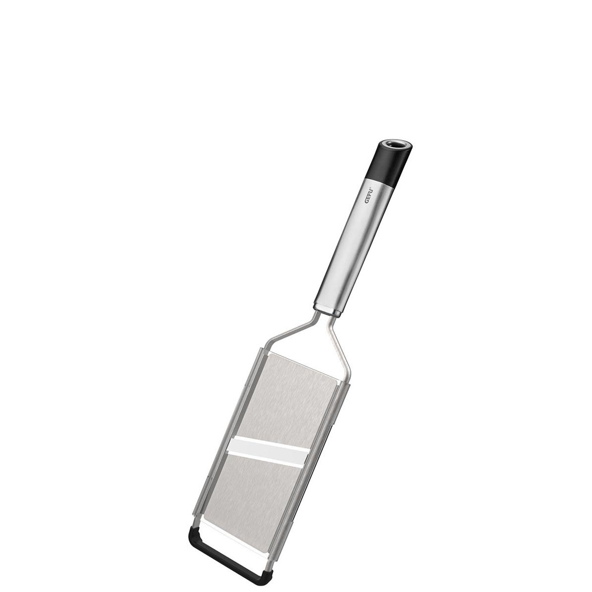 Edelstahl-Reibe für Gemüse und Käse Hochwertige Edelstahl-Reibe mit ergonomischem Griff, ideal für Gemüse und Käse.