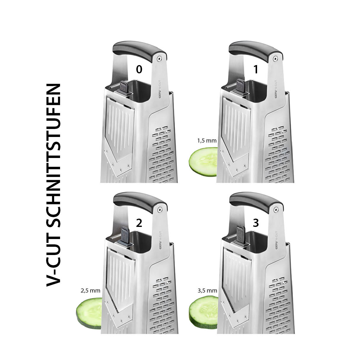 Set: Vierkantreibe V-CUT + Schnittschutz-Handschuh SECURO