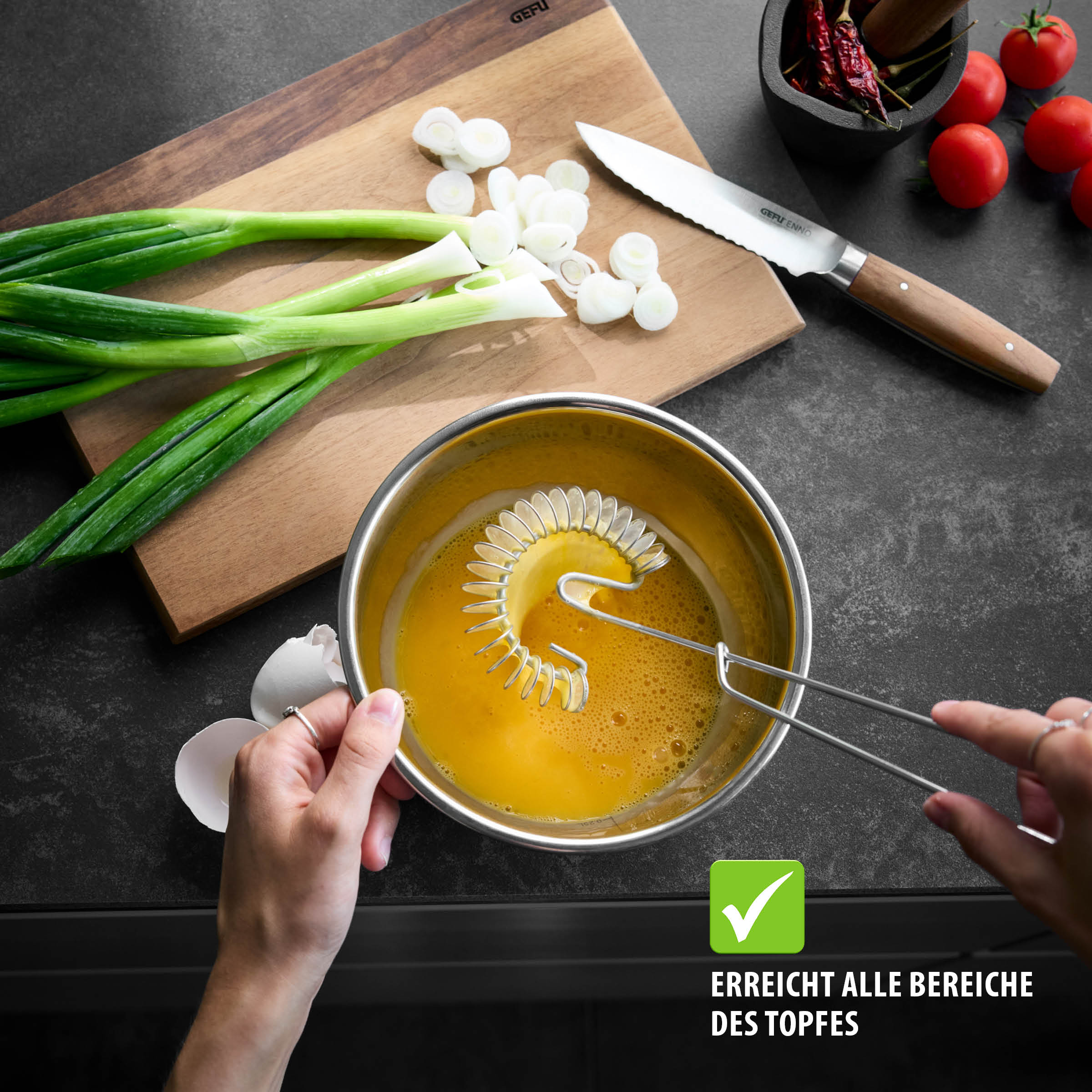 Spiralbesen-Set CORINA, 2-teilig