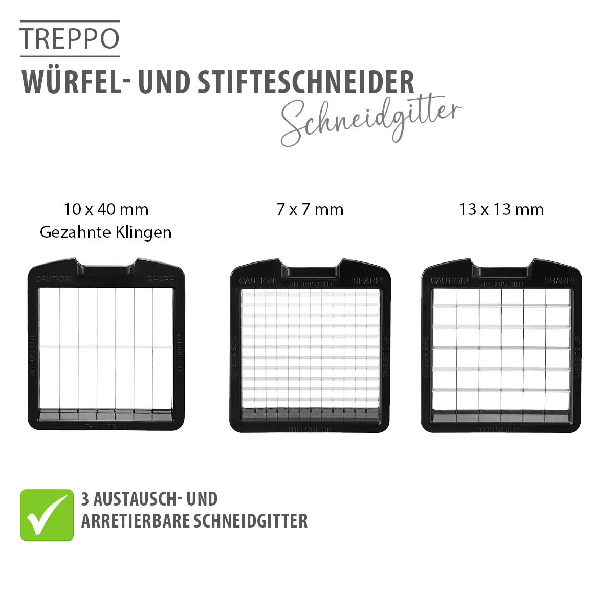 Würfel- und Stifteschneider TREPPO 2.0