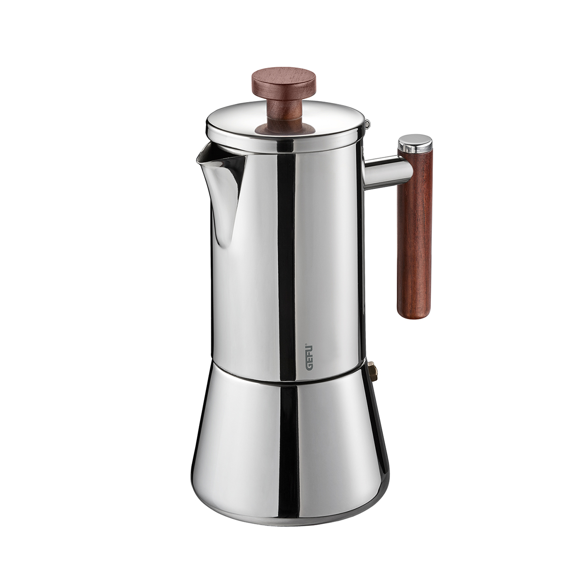 GEFU Espressokocher NANDO für 4 Tassen aus Edelstahl