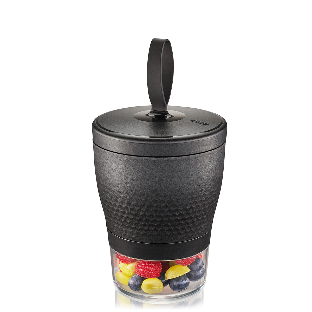 Snack Box FOODIE, 570 ml und 185 ml, schwarz