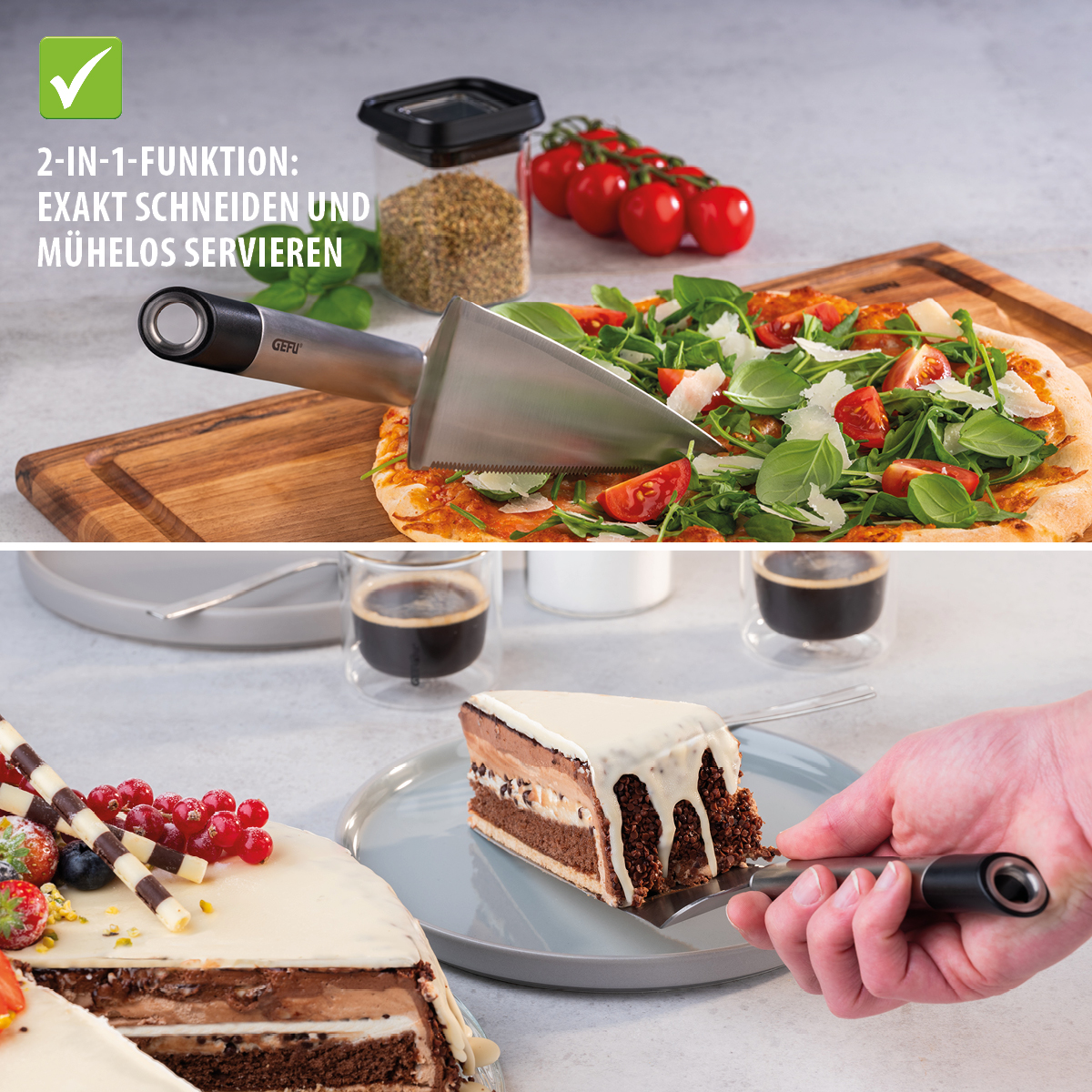 Cake server with serrated blade PRIMELINE