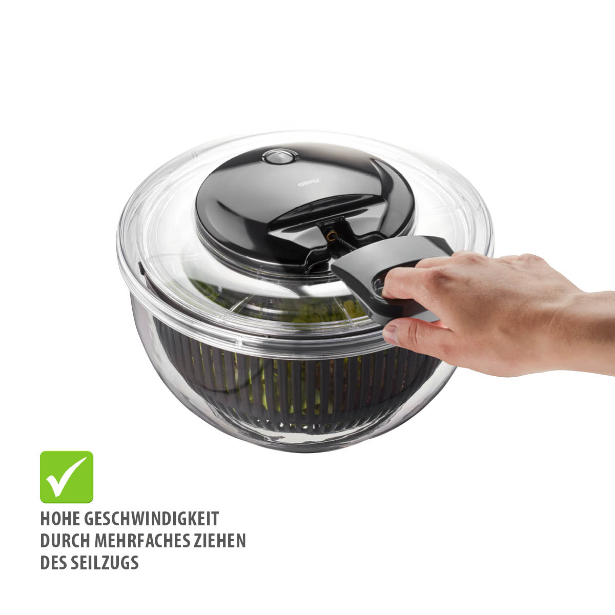 Salad spinner PULLIT, 4,5 L