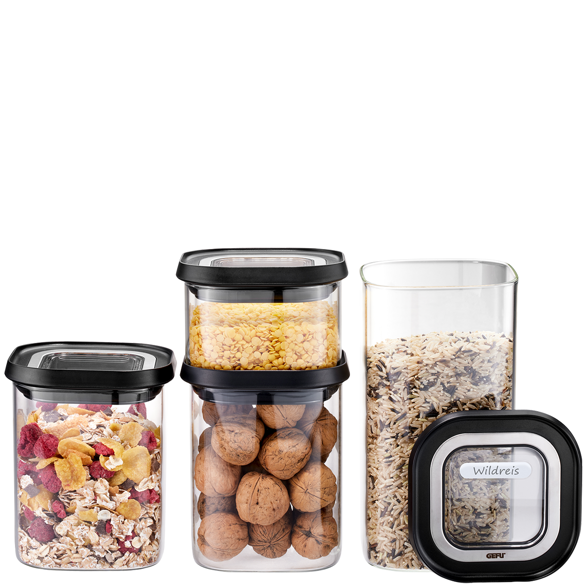 Food storage container set PANTRY, 4 pieces