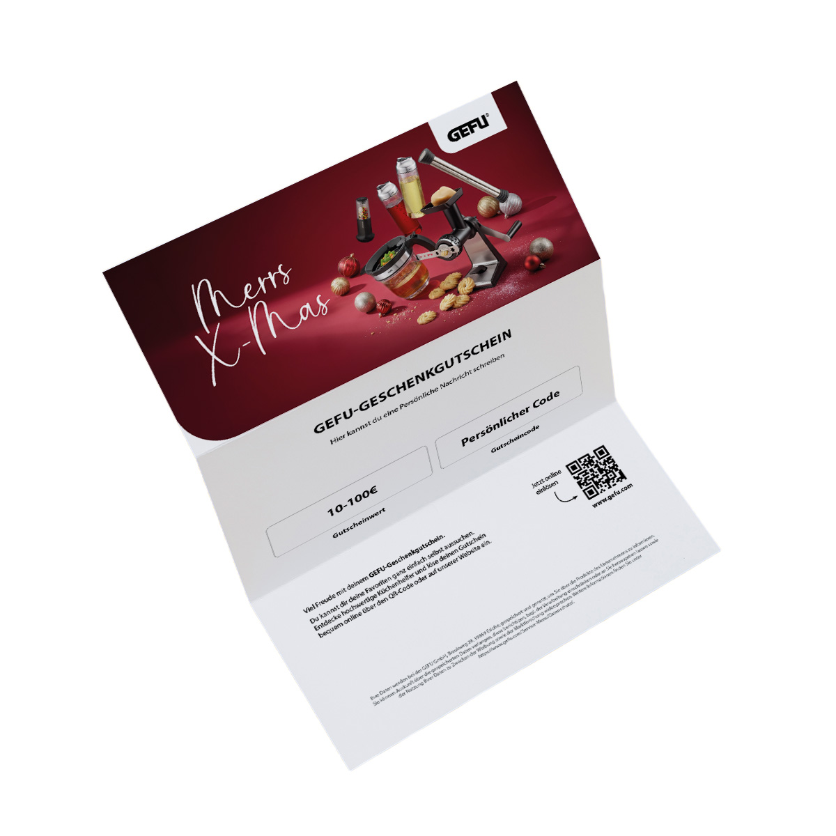 Gutschein Weihnachten 75 €