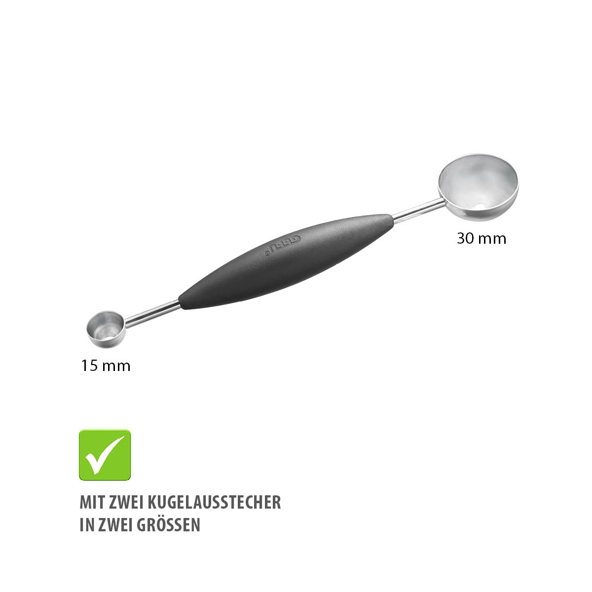 Kugelausstecher BOLINO, Ø 15 mm und 30 mm