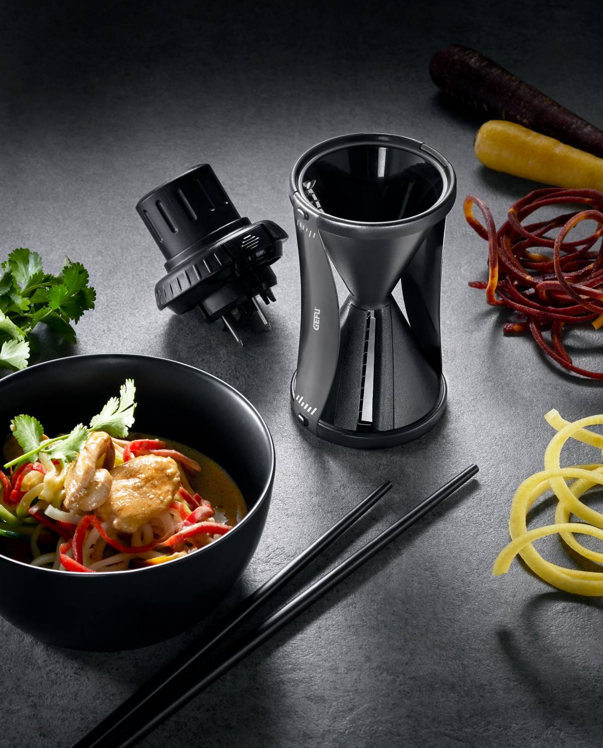 SPIRELLI 2.0 Black Edition mit Bürste