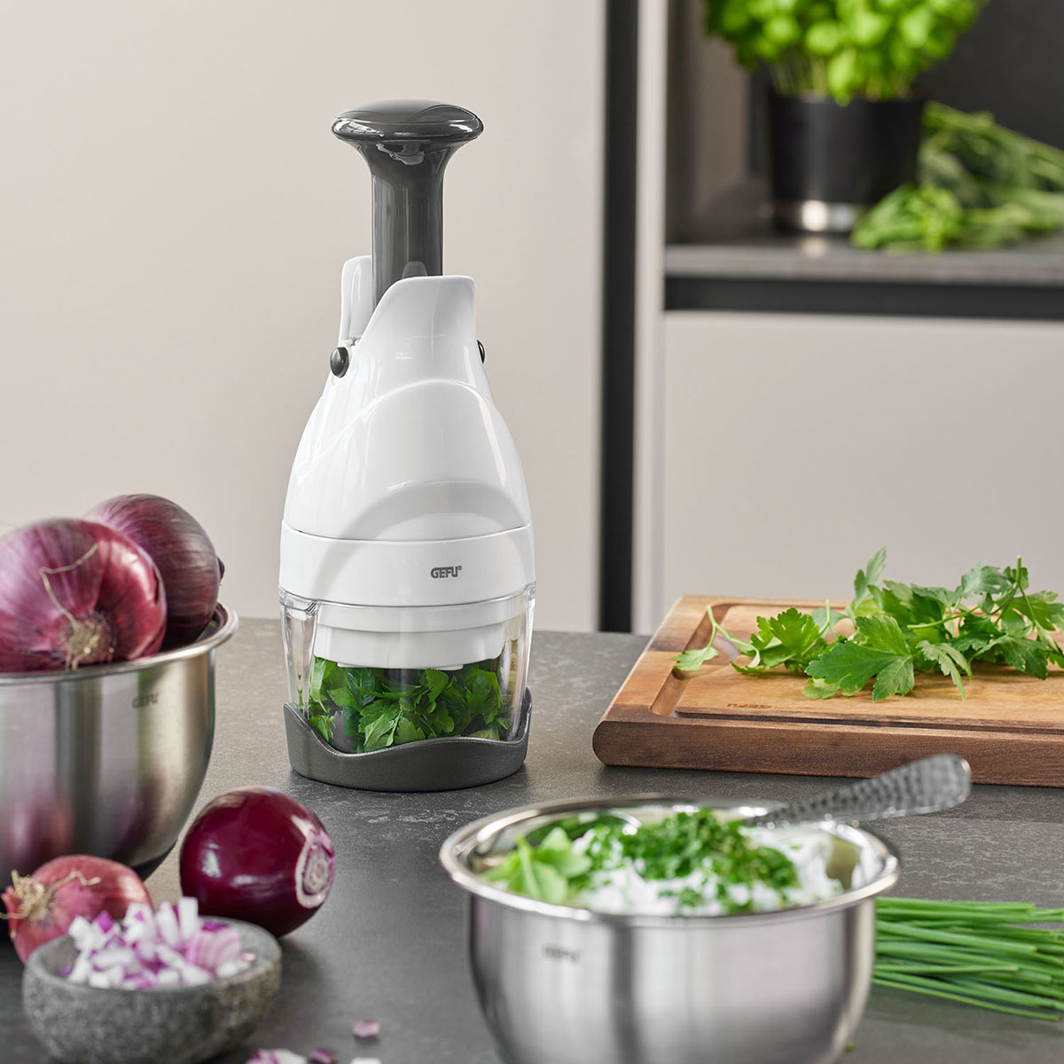 Vegetable and herbs chopper TRITTORE
