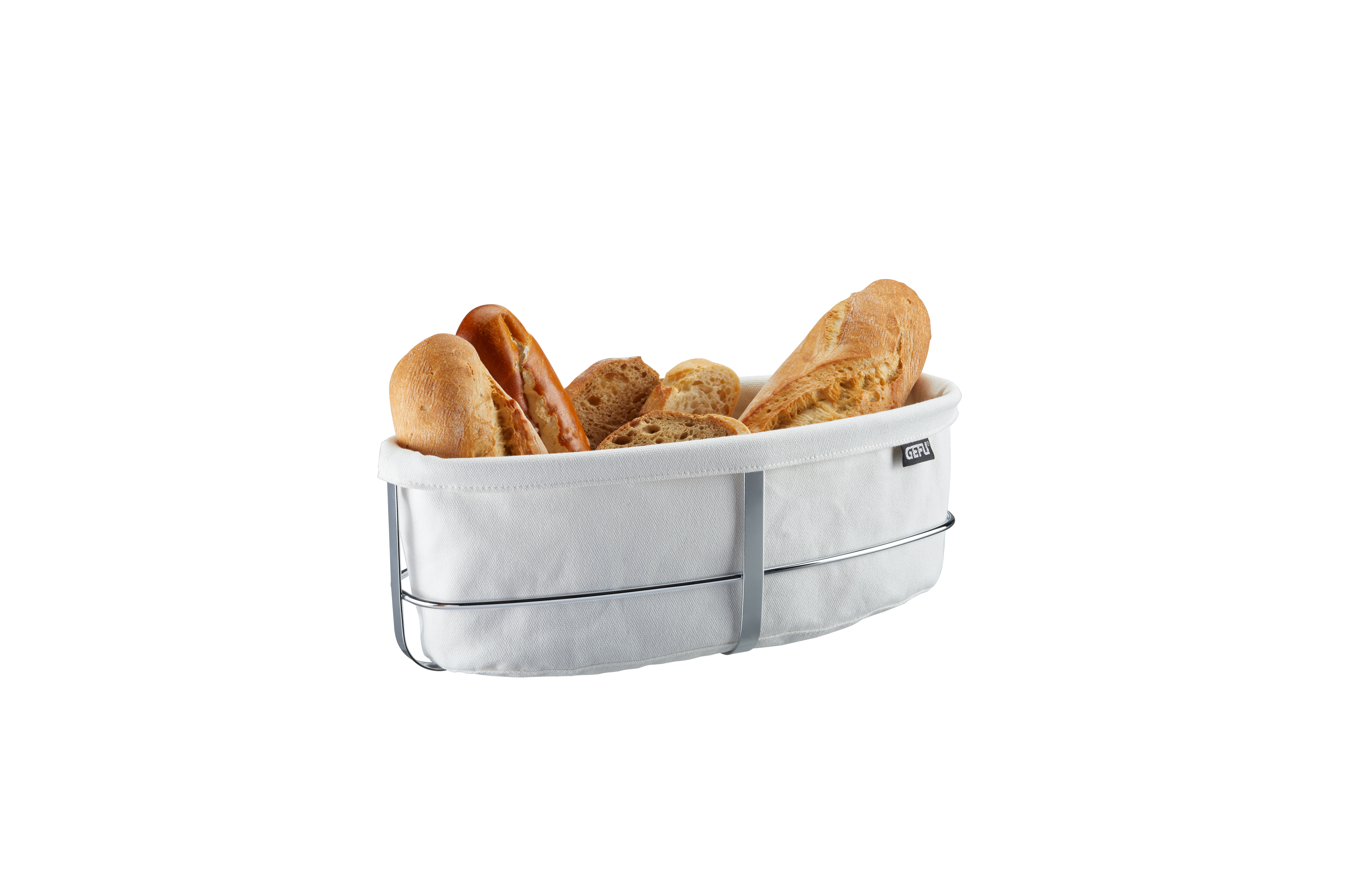 Bread basket BRUNCH, oval white