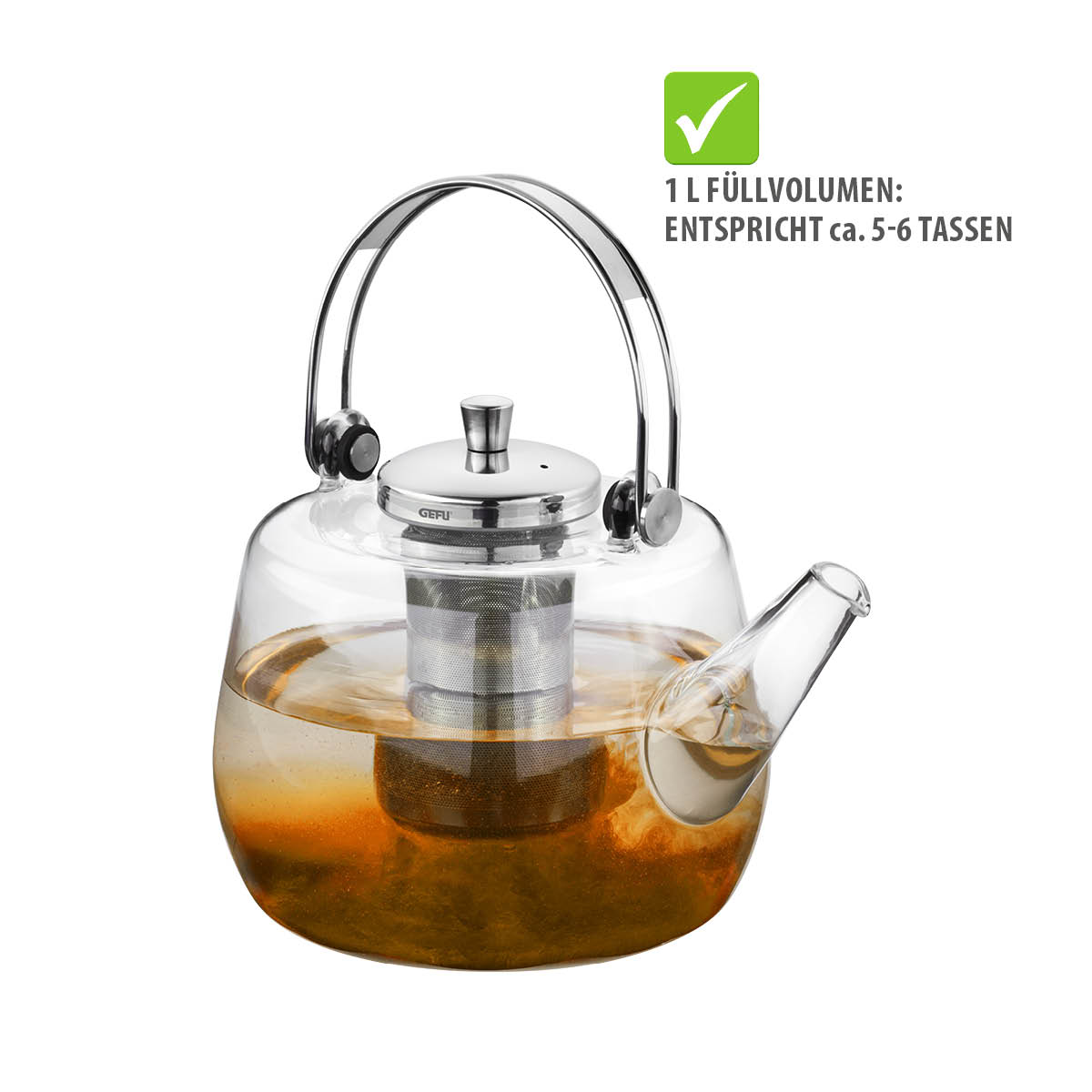 Teapot INFUSA, 1.000 ml