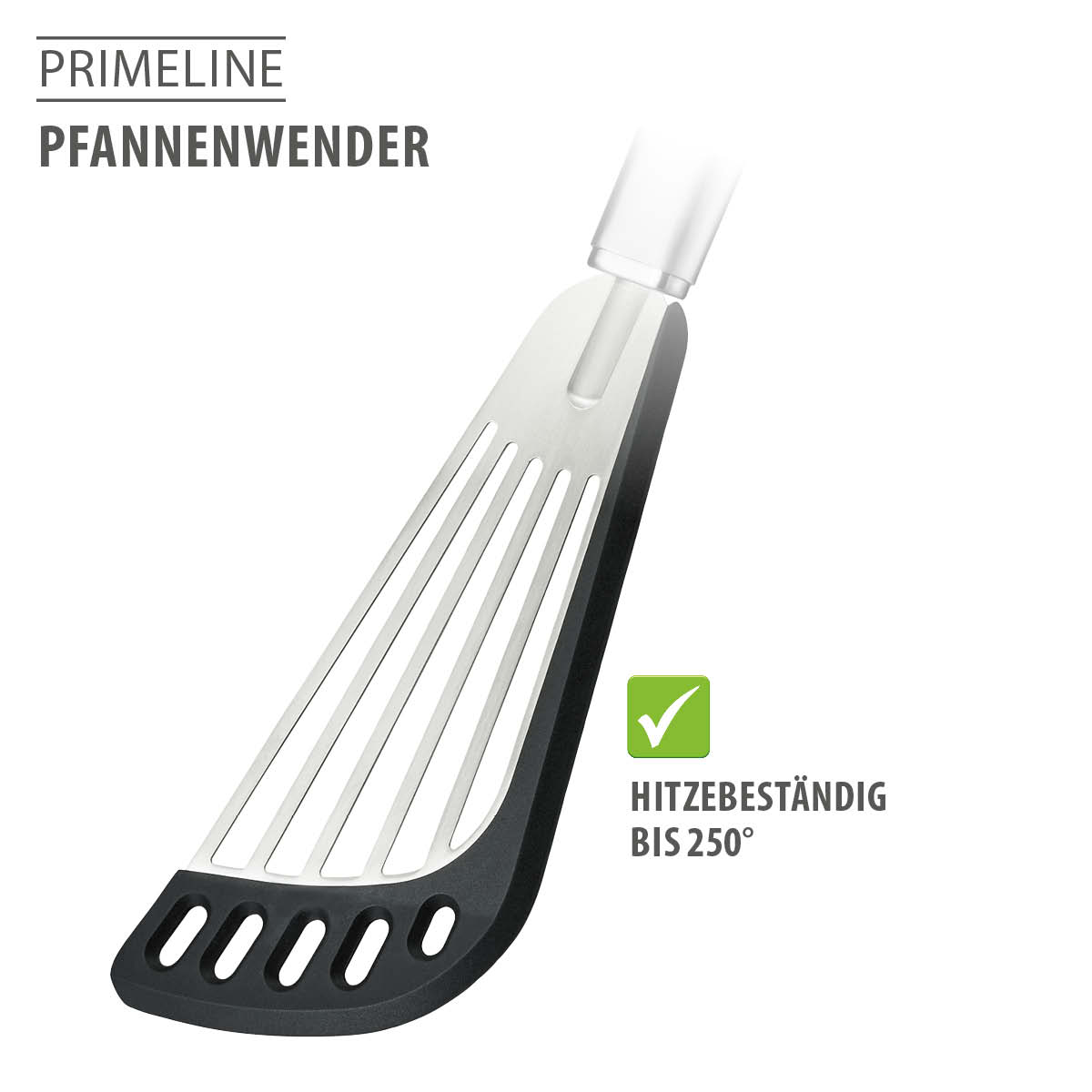 Primeline Pfannenwender hitzebeständig bis 250 Grad Primeline Pfannenwender mit hitzebeständigem Design bis 250 Grad