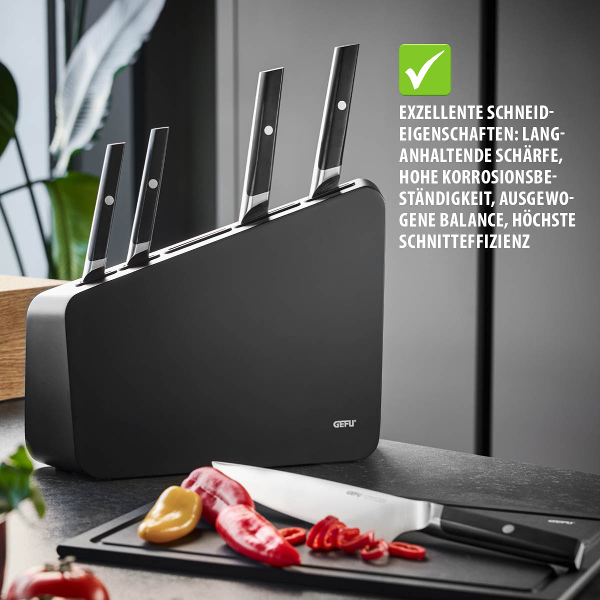 Knife set incl. knife block ACURO, 6-piece Knife set incl. knife block ACURO, 6-piece