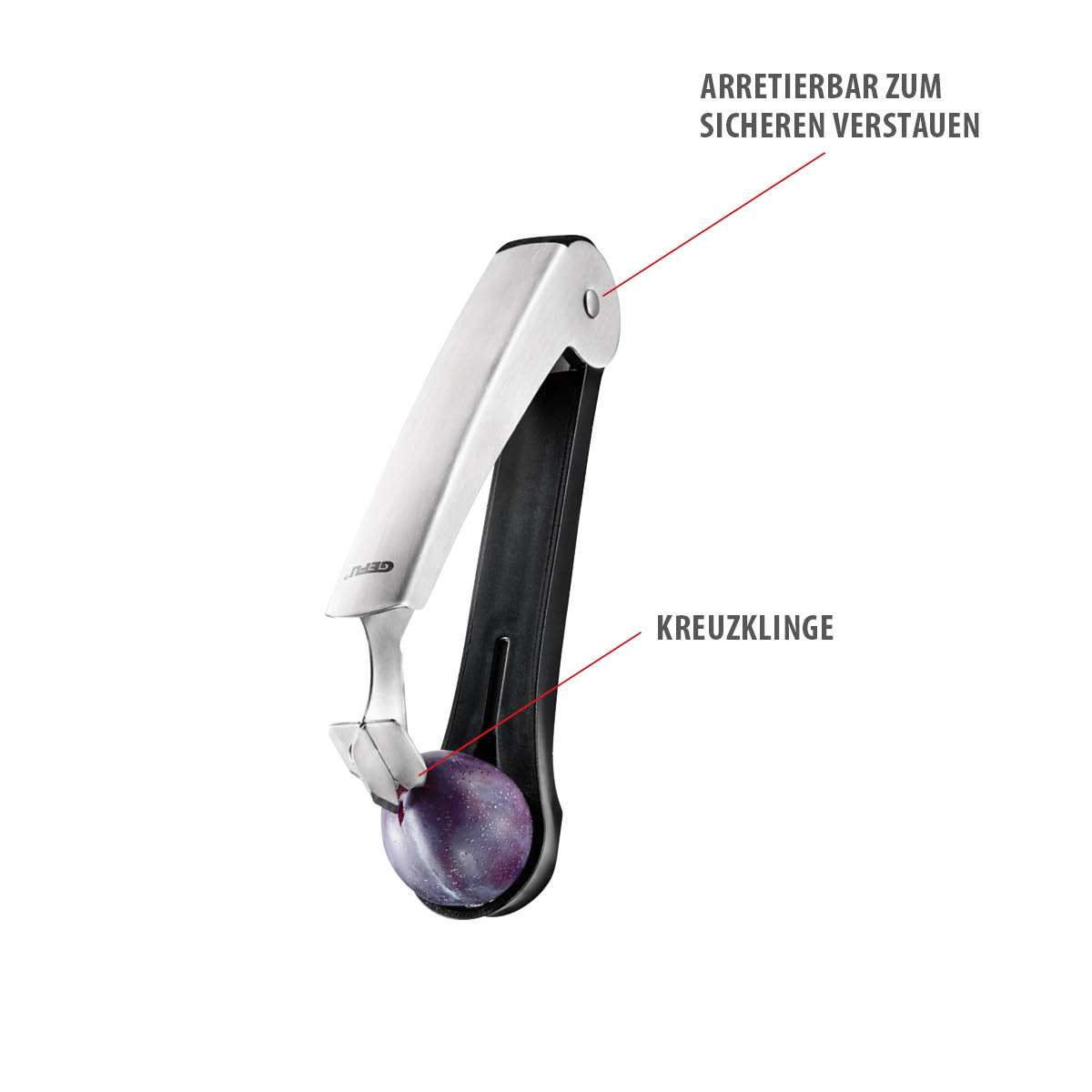 Plum pitter DROPIO