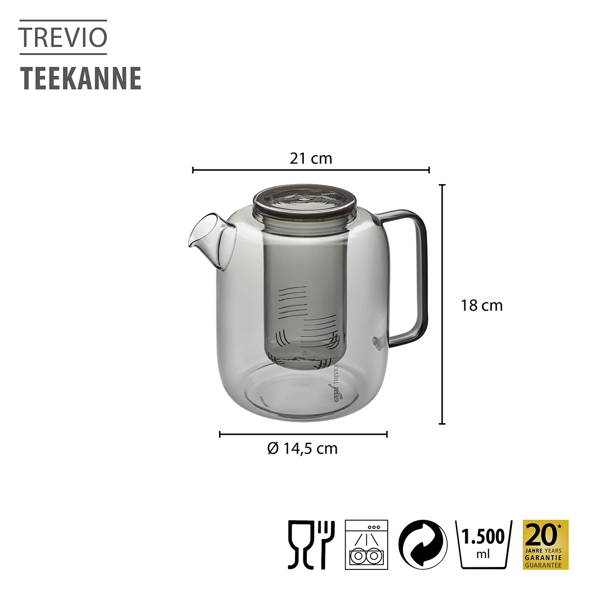 Teekanne TREVIO, 1.500 ml