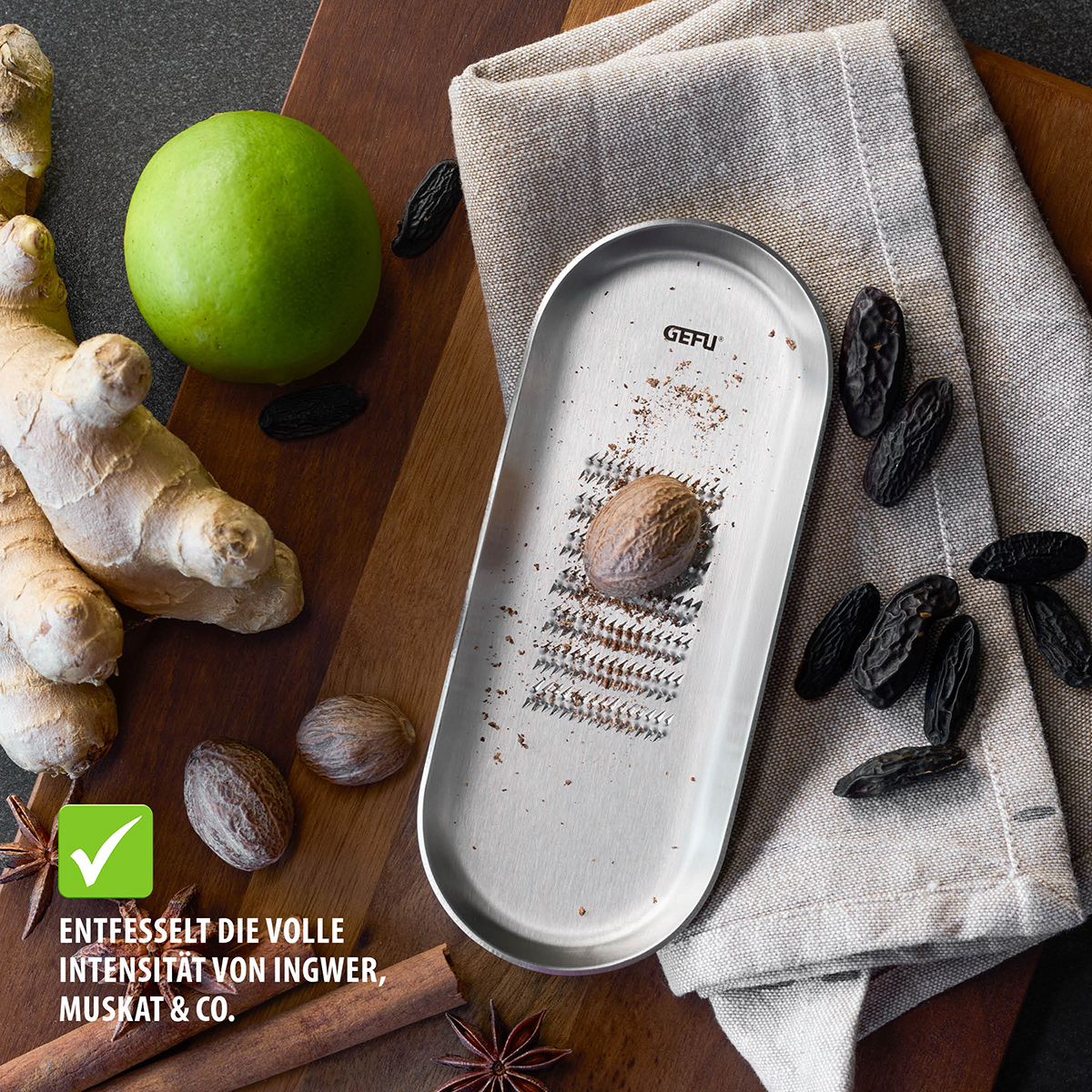 Ginger and spice grater JINSU