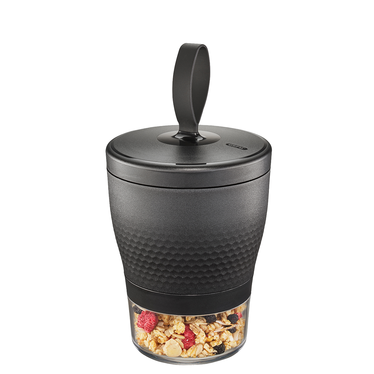 Snack Box FOODIE, 570 ml und 185 ml, schwarz