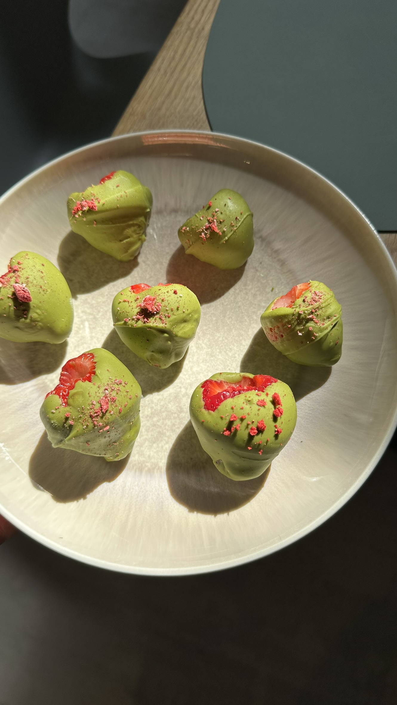 Matcha Erdbeeren 
