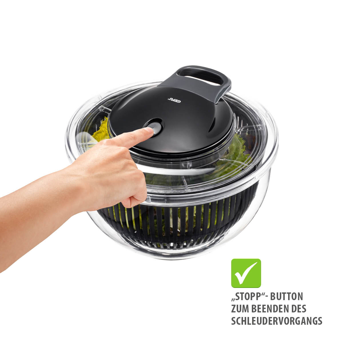 Salad spinner PULLIT, 4,5 L