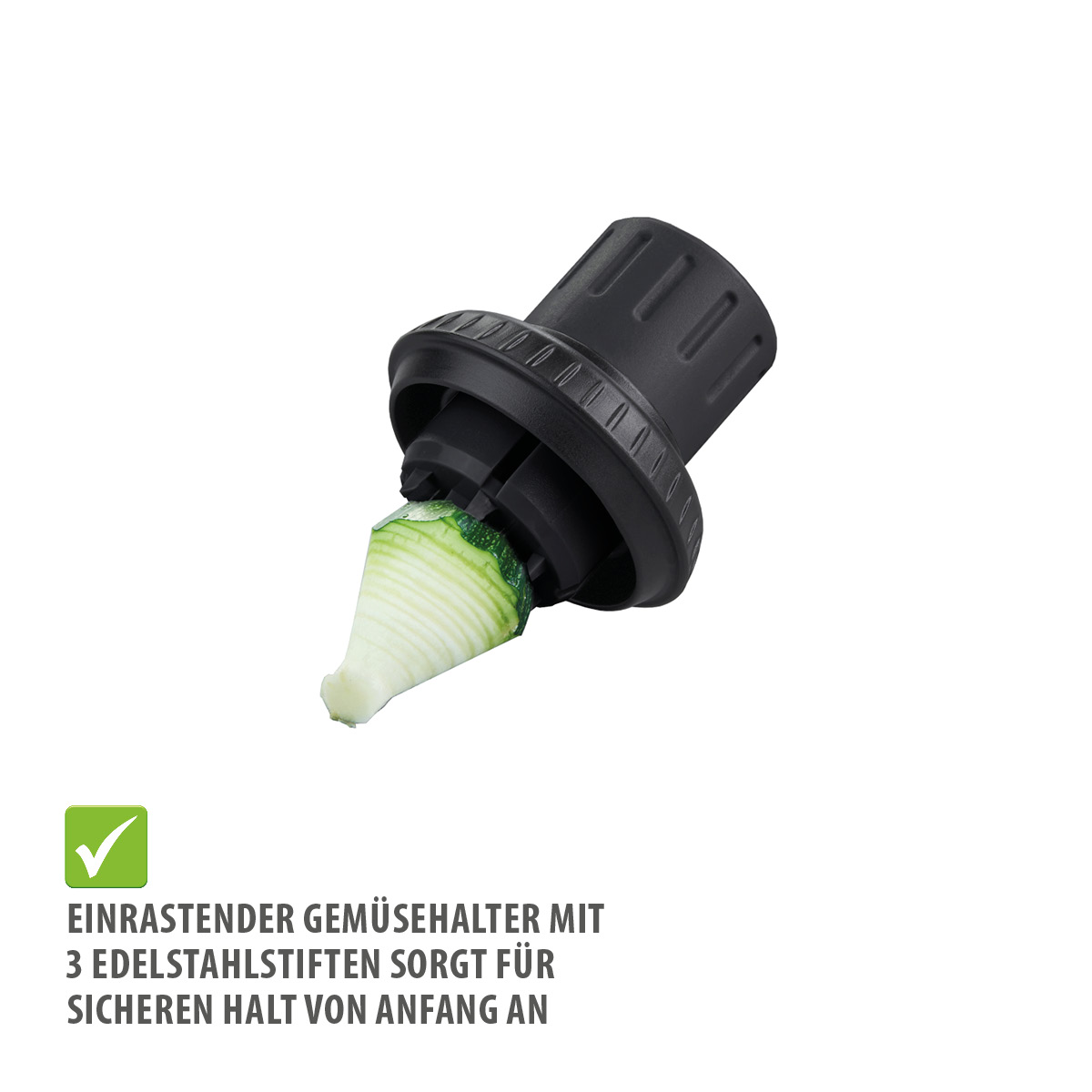 Spiralschneider SPIRELLI® 2.0 BLACK EDITION inkl. Reinigungsbürste