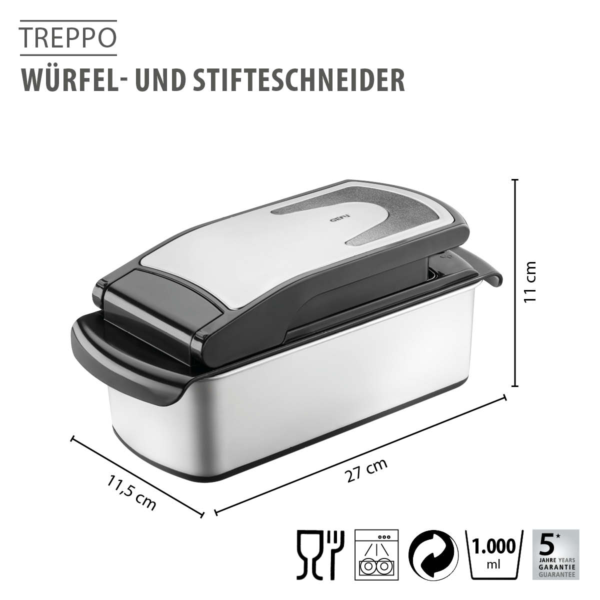 Würfel- und Stifteschneider TREPPO 2.0