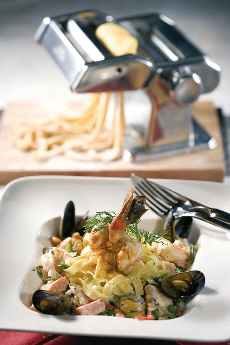 MACCHINA PASTA FRESCA in Acciaio Inox, Macchina per Pasta Manuale per